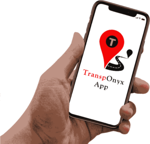 TranspOnyx App on phone-min